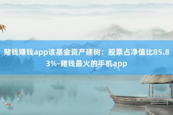 赌钱赚钱app该基金资产建树：股票占净值比85.83%-赌钱最火的手机app